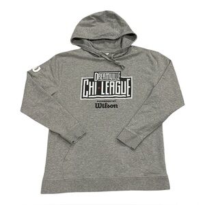 J Cole Dreamville Chi League Chicago Basketball Wilson Gray Hoodie Mens Large